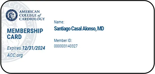 Dr. Casal Membership ACC