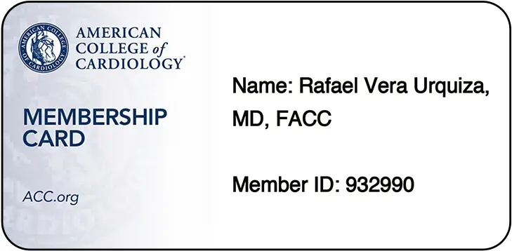 Dr. Casal Membership ACC